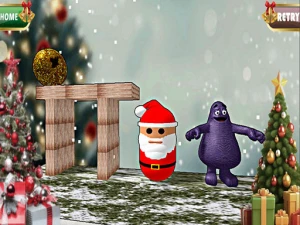 Santa Claus Meet Grimace - Play Free Best Puzzle Online Game on JangoGames.com