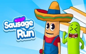 Sausage Run - Play Free Best runner Online Game on JangoGames.com