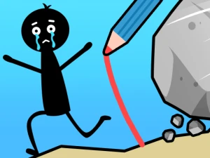Save the Stick Draw Line - Play Free Best drawing Online Game on JangoGames.com