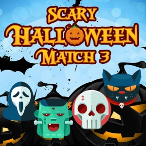 Scary Halloween Match 3 - Play Free Best Match-3 Online Game on JangoGames.com