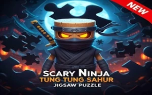 Scary Ninja Tung Tung Sahur Jigsaw Puzzle - Play Free Best jigsaw-puzzles Online Game on JangoGames.com