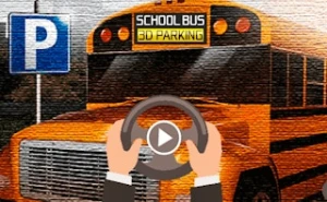 School Bus 3D Parking - Play Free Best racing Online Game on JangoGames.com