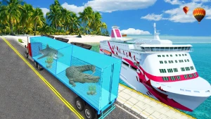 Sea Animal Cargo Truck - Play Free Best Racing & Driving Online Game on JangoGames.com