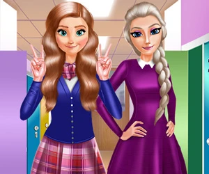 Sisters Back to School - Play Free Best Dress-up Online Game on JangoGames.com