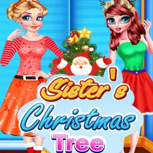Sisters Christmas Tree - Play Free Best Dress-up Online Game on JangoGames.com