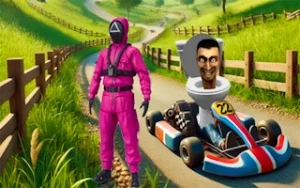 Skibidi Toilet Squid Game Kart Racing Online - Play Free Best  Online Game on JangoGames.com