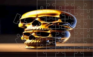 Skull Picture Scramble Challenge - Play Free Best brain Online Game on JangoGames.com