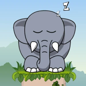Snoring Elephant Puzzle - Play Free Best Puzzle Online Game on JangoGames.com