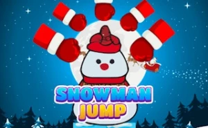 Snowman Jump - Play Free Best arcade Online Game on JangoGames.com
