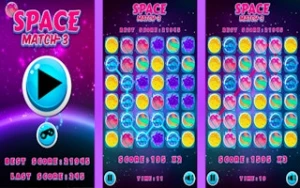 Space Match3 - Play Free Best match-3 Online Game on JangoGames.com