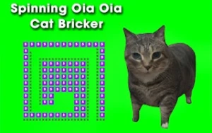 Spinning Oia Oia Cat Bricker - Play Free Best block Online Game on JangoGames.com