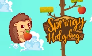Springy Hedgehog - Play Free Best animal Online Game on JangoGames.com