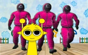 Sprunki in Squid Game Chamber - Play Free Best escape Online Game on JangoGames.com
