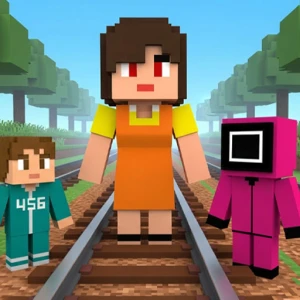 Squid Game Craft Runner - Play Free Best runner Online Game on JangoGames.com
