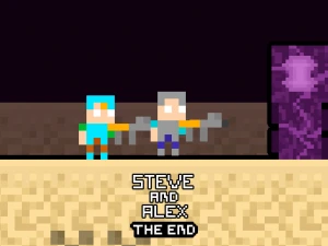 Steve and Alex TheEnd - Play Free Best Arcade Online Game on JangoGames.com