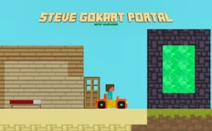Steve Go Kart Portal - Play Free Best arcade Online Game on JangoGames.com