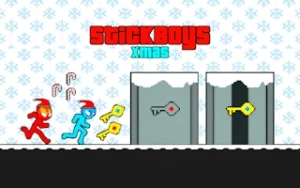 StickBoys Xmas - Play Free Best two-player Online Game on JangoGames.com