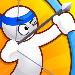 Stickman Archer Shooting Arrows at Reds - Play Free Best archery Online Game on JangoGames.com