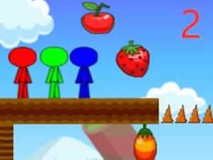 Stickman Bros In Fruit Island 2 - Play Free Best Adventure Online Game on JangoGames.com