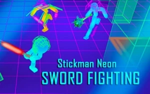 Stickman Neon Sword Fighting - Play Free Best fighting Online Game on JangoGames.com