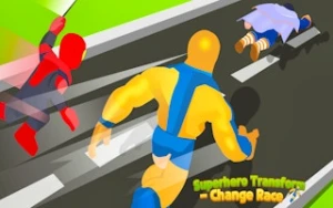 Superhero Transform Change Race - Play Free Best runner Online Game on JangoGames.com