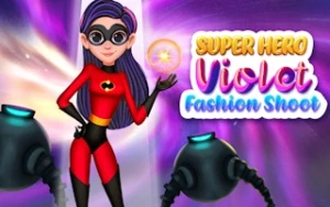 Superhero Violet Fashion Shoot - Play Free Best kids Online Game on JangoGames.com