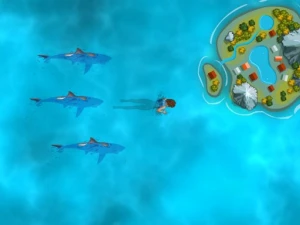 Survive the Sharks - Play Free Best  Online Game on JangoGames.com