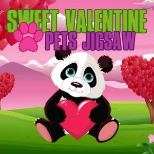 Sweet Valentine Pets Jigsaw - Play Free Best Jigsaw Online Game on JangoGames.com