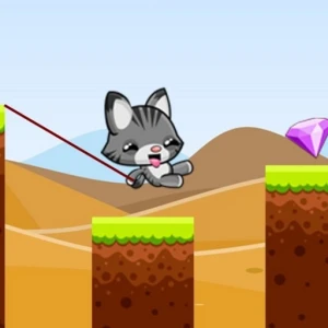 Swing Cat Endless Jump - Play Free Best Casual Online Game on JangoGames.com