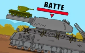 Tanks 2D Battle with Ratte - Play Free Best shooter Online Game on JangoGames.com
