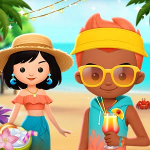 Toca Teens Floating Beach Party - Play Free Best Dress-up Online Game on JangoGames.com