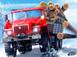Truck Driver Snowy Roads - Play Free Best Racing Online Game on JangoGames.com