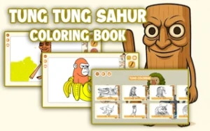 Tung Tung Sahur Coloring Book - Play Free Best coloring Online Game on JangoGames.com