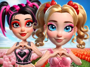 Vibrant Hearts Glamour vs Punk - Play Free Best  Online Game on JangoGames.com