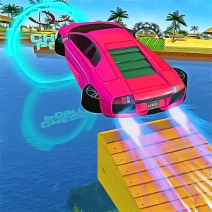 Water Car Stunt Racing 2019 3D Cars Stunt Games  - Play Free Best Racing & Driving Online Game on JangoGames.com