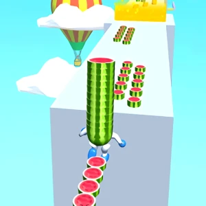 Watermelon Run 3D - Play Free Best  Online Game on JangoGames.com