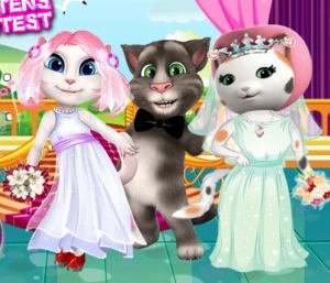 White Kittens Bride Contest - Play Free Best Dress-up Online Game on JangoGames.com