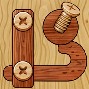 Wooden bolts and nuts - Play Free Best Puzzle Online Game on JangoGames.com