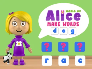 World of Alice   Make Words  - Play Free Best Puzzle Online Game on JangoGames.com