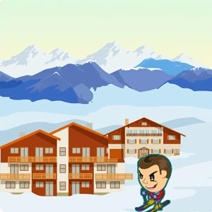 ZigZag Snow Ski - Play Free Best Sports Online Game on JangoGames.com